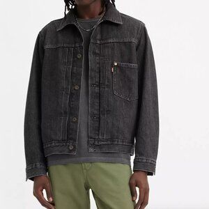 Levi’s Type I Black Denim Jacket – Premium Collection, XL